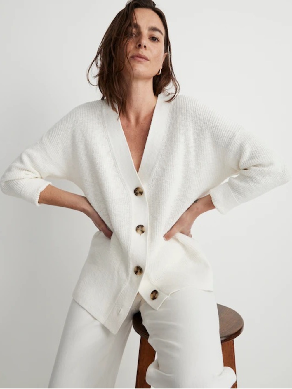 Madewell Lovell Cardigan Sweater Medium